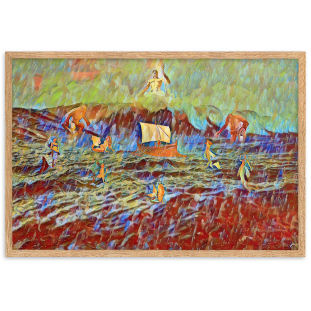 AS YOU SET OUT FOR ITHACA Premium Framed Poster