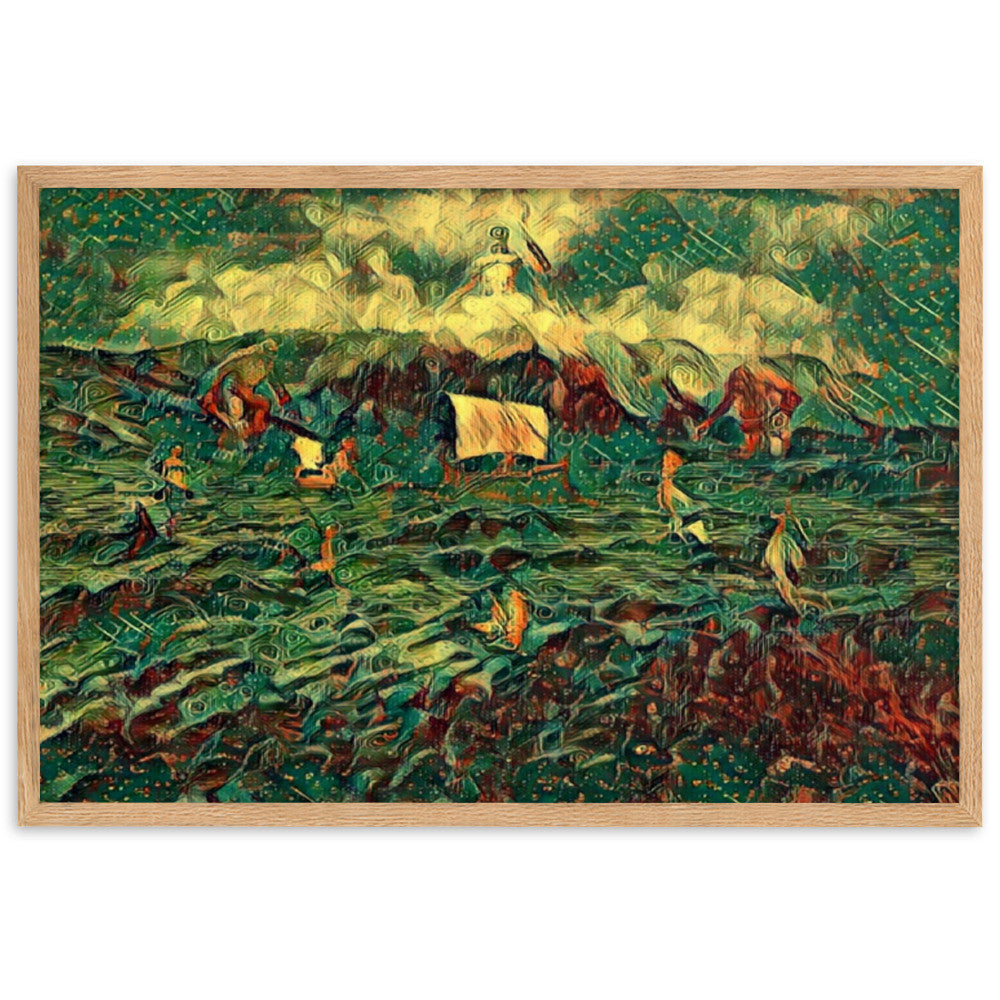 AS YOU SET OUT FOR ITHACA Premium Framed Poster