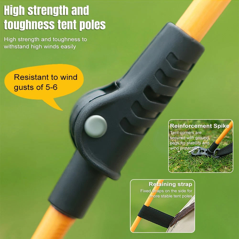 3-4 Person Pop Up Tents Waterproof Windproof Instant Tent for Camping Hiking US